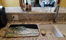 Load image into Gallery viewer, Bite Me Alligator Dish Drying Mat – Absorbent, Artistic Kitchen Essentials
