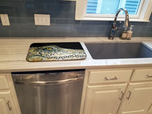 Load image into Gallery viewer, Bite Me Alligator Dish Drying Mat – Absorbent, Artistic Kitchen Essentials