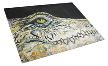 Load image into Gallery viewer, Bite Me Alligator Glass Cutting Boards – Durable, Decorative Kitchen Art