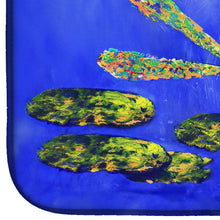 Load image into Gallery viewer, Blue Dragonfly Dish Drying Mat – Absorbent, Artistic Kitchen Essentials