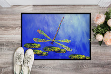 Load image into Gallery viewer, Blue Dragonfly Doormat