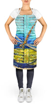 Load image into Gallery viewer, Blue Eyed Dragonfly Apron – Artist-Designed Kitchen, BBQ &amp; Craft Apron