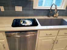 Load image into Gallery viewer, Blue Star Oyster Dish Drying Mat – Absorbent, Artistic Kitchen Essentials