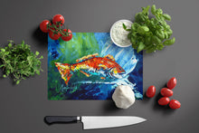 Load image into Gallery viewer, Break Through Red Fish Glass Cutting Boards – Durable, Decorative Kitchen Art