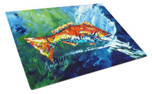 Load image into Gallery viewer, Break Through Red Fish Glass Cutting Boards – Durable, Decorative Kitchen Art