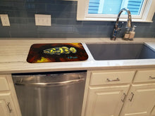 Load image into Gallery viewer, Bumblebee Fish Dish Drying Mat – Absorbent, Artistic Kitchen Essentials