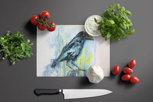 Load image into Gallery viewer, Burnt Corn Crow Glass Cutting Boards – Durable, Decorative Kitchen Art