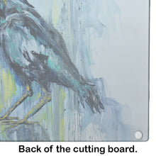 Load image into Gallery viewer, Burnt Corn Crow Glass Cutting Boards – Durable, Decorative Kitchen Art