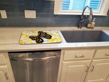 Load image into Gallery viewer, Butterfly Breeze Dish Drying Mat – Absorbent, Artistic Kitchen Essentials