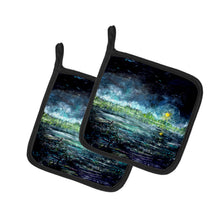 Load image into Gallery viewer, By The Moonlight Pot Holders - Set of 2 Decorative Kitchen Helpers | Made in the USA