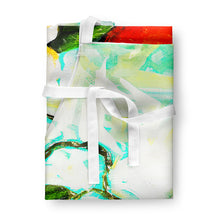 Load image into Gallery viewer, Cardinal Aqua Apron – Artist-Designed Kitchen, BBQ &amp; Craft Apron
