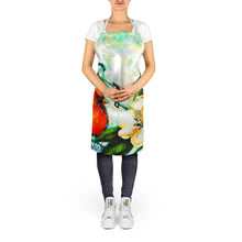 Load image into Gallery viewer, Cardinal Aqua Apron – Artist-Designed Kitchen, BBQ &amp; Craft Apron