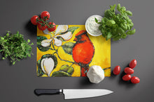 Load image into Gallery viewer, Cardinal Ochre Glass Cutting Boards – Durable, Decorative Kitchen Art