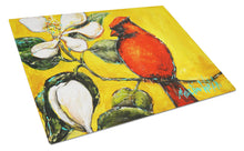 Load image into Gallery viewer, Cardinal Ochre Glass Cutting Boards – Durable, Decorative Kitchen Art