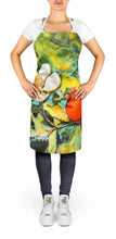 Load image into Gallery viewer, Cardinal with Magnolia Apron – Artist-Designed Kitchen, BBQ &amp; Craft Apron