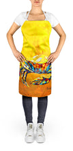 Load image into Gallery viewer, Crab Called the Bigger Jigger Apron – Artist-Designed Kitchen, BBQ &amp; Craft Apron