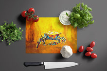 Load image into Gallery viewer, Crab Called the Bigger Jigger Glass Cutting Boards – Durable, Decorative Kitchen Art