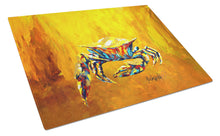 Load image into Gallery viewer, Crab Called the Bigger Jigger Glass Cutting Boards – Durable, Decorative Kitchen Art