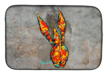 Load image into Gallery viewer, Crawfish From Arabi Dish Drying Mat – Absorbent, Artistic Kitchen Essentials