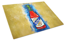 Load image into Gallery viewer, Hot Sauce Crystal Blue Glass Cutting Boards – Durable, Decorative Kitchen Art