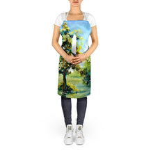 Load image into Gallery viewer, Cypress Tree in the Bayou Blue Apron – Artist-Designed Kitchen, BBQ &amp; Craft Apron