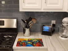 Load image into Gallery viewer, Dance Glass Cutting Boards – Durable, Decorative Kitchen Art