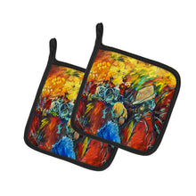 Load image into Gallery viewer, Dance Pot Holders - Set of 2 Decorative Kitchen Helpers | Made in the USA