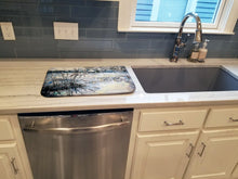 Load image into Gallery viewer, Early Morning Dish Drying Mat – Absorbent, Artistic Kitchen Essentials