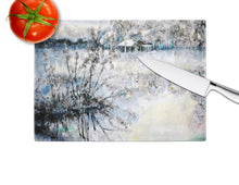 Load image into Gallery viewer, Early Morning Glass Cutting Boards – Durable, Decorative Kitchen Art