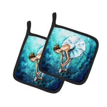Load image into Gallery viewer, Early Practice Ballet Pot Holders - Set of 2 Decorative Kitchen Helpers | Made in the USA
