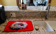 Load image into Gallery viewer, Egg-Stra Special Bird Nest Dish Drying Mat – Absorbent, Artistic Kitchen Essentials