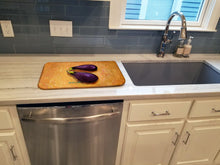 Load image into Gallery viewer, EP II Eggplant Dish Drying Mat – Absorbent, Artistic Kitchen Essentials