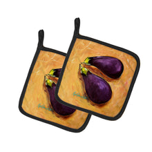 Load image into Gallery viewer, EP II Eggplant Pot Holders - Set of 2 Decorative Kitchen Helpers | Made in the USA