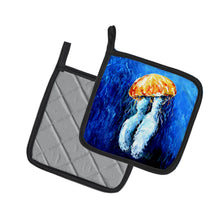 Load image into Gallery viewer, Fanta Sea Jellyfish Pot Holders - Set of 2 Decorative Kitchen Helpers | Made in the USA