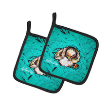 Load image into Gallery viewer, Fiest Chic Bird Pot Holders - Set of 2 Decorative Kitchen Helpers | Made in the USA