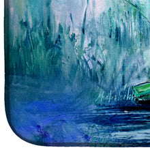Load image into Gallery viewer, Fishing On The Bayou Dish Drying Mat – Absorbent, Artistic Kitchen Essentials