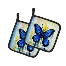 Load image into Gallery viewer, Flutter Butterfly Pot Holders - Set of 2 Decorative Kitchen Helpers | Made in the USA