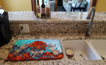 Load image into Gallery viewer, Fortune Teller Dish Drying Mat – Absorbent, Artistic Kitchen Essentials