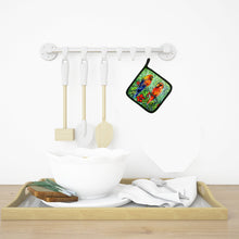 Load image into Gallery viewer, Fred and Freda Parrots Pot Holders - Set of 2 Decorative Kitchen Helpers | Made in the USA