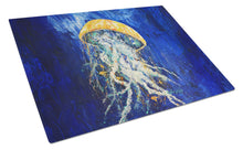 Load image into Gallery viewer, Free Fall Jellyfish Glass Cutting Boards – Durable, Decorative Kitchen Art