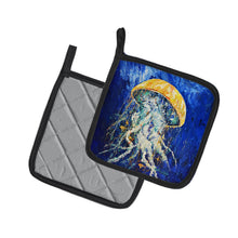 Load image into Gallery viewer, Free Fall Jellyfish Pot Holders - Set of 2 Decorative Kitchen Helpers | Made in the USA