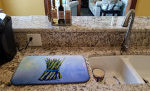 Load image into Gallery viewer, Fresh Bunch Asparagus Dish Drying Mat – Absorbent, Artistic Kitchen Essentials