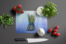 Load image into Gallery viewer, Fresh Bunch Asparagus Glass Cutting Boards – Durable, Decorative Kitchen Art