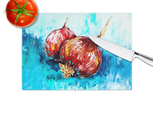 Load image into Gallery viewer, Onion Funions Glass Cutting Boards – Durable, Decorative Kitchen Art