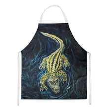 Load image into Gallery viewer, Gator Down Alligator Apron – Artist-Designed Kitchen, BBQ &amp; Craft Apron