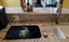 Load image into Gallery viewer, Gator Down Alligator Dish Drying Mat – Absorbent, Artistic Kitchen Essentials