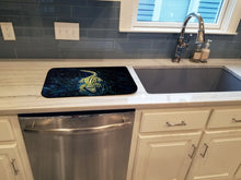 Load image into Gallery viewer, Gator Down Alligator Dish Drying Mat – Absorbent, Artistic Kitchen Essentials