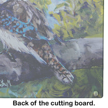 Load image into Gallery viewer, G'Day Mate Bird Glass Cutting Boards – Durable, Decorative Kitchen Art