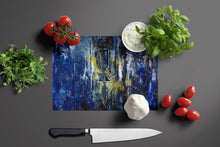 Load image into Gallery viewer, Glimer Star of David Glass Cutting Boards – Durable, Decorative Kitchen Art