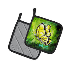 Load image into Gallery viewer, Glover Fly Sage Butterfly Pot Holders - Set of 2 Decorative Kitchen Helpers | Made in the USA
